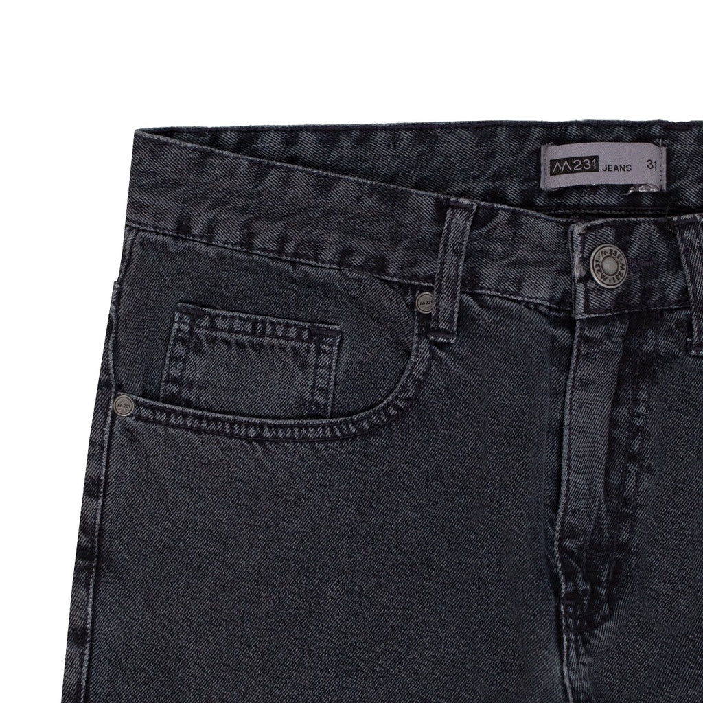 M231 Celana Panjang Jeans Denim Pria Dark Grey C1173