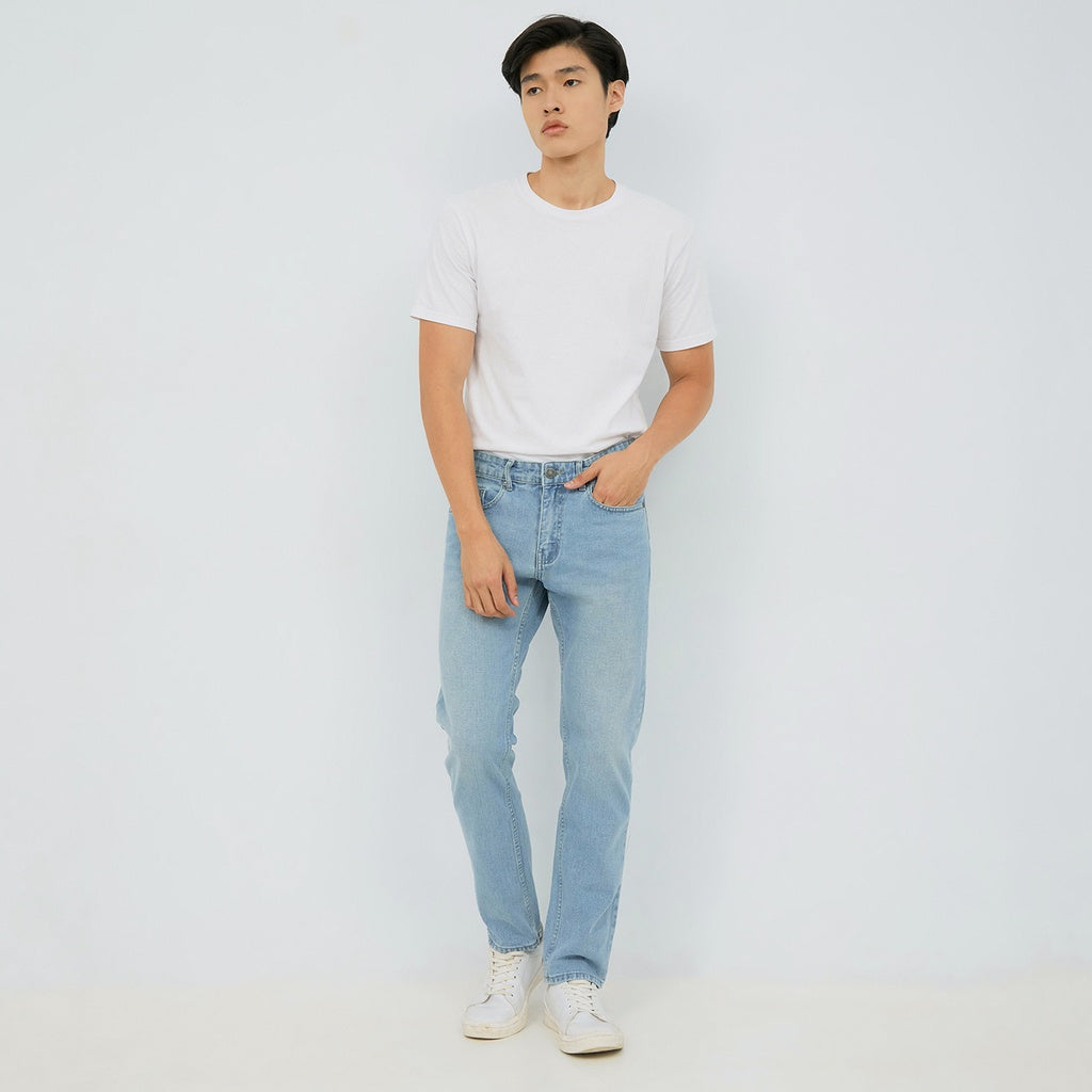 M231 Celana Panjang Jeans Denim Pria Bleach C1164
