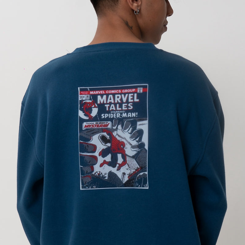 Marvel Collection M231 Crewneck Biru Spiderman Pop 2360A