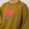 M231 Sweater Crewneck Vantage Panjang Olive 2392A