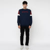 M231 Sweater Crewneck Panjang Navy 2230A