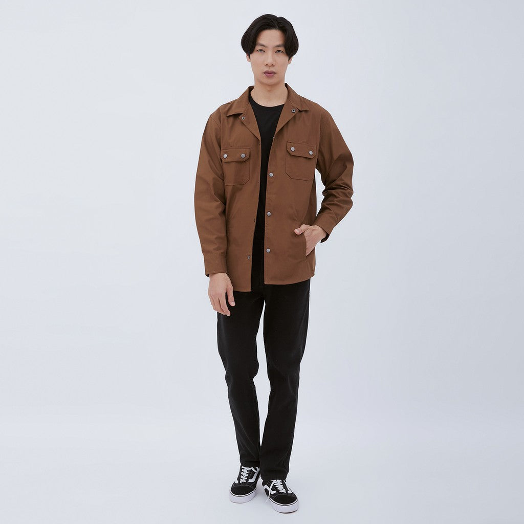 M231 Jaket Pria Coverall Panjang Coklat 1959C