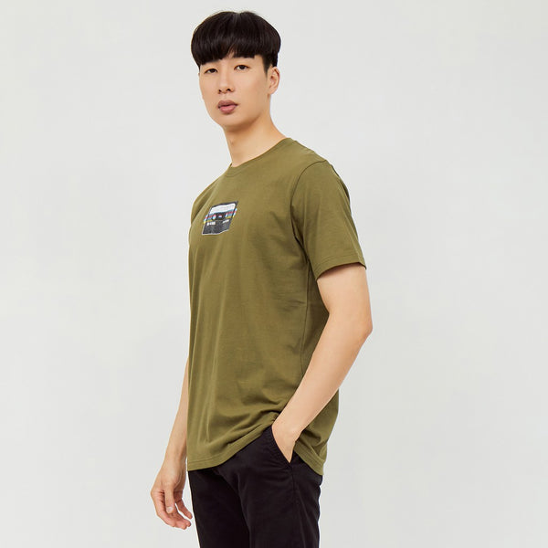 M231 T-Shirt Grafis Pendek Army 2096C