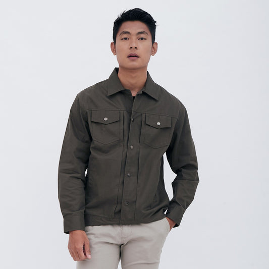 M231 Jaket Pria Coverall Panjang Army 1957C