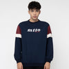 M231 Sweater Crewneck Panjang Navy 2231B