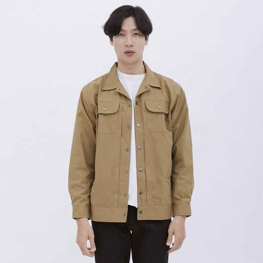 M231 Jaket Pria Coverall Panjang Olive 1877C