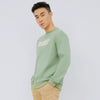 M231 Sweater Crewneck Panjang Sage Green 2220E