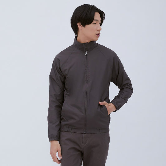 M231 Jaket Pria Taslan Harrington Panjang Abu 2039B