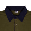 M231 Pakaian Pria Polo Neck Sweatshirt Olive 2583B