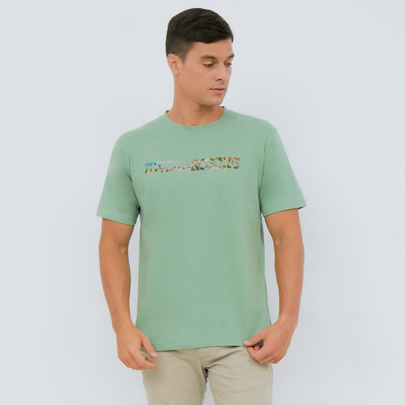 M231 T-Shirt Grafis Pendek Sage Green 2254B