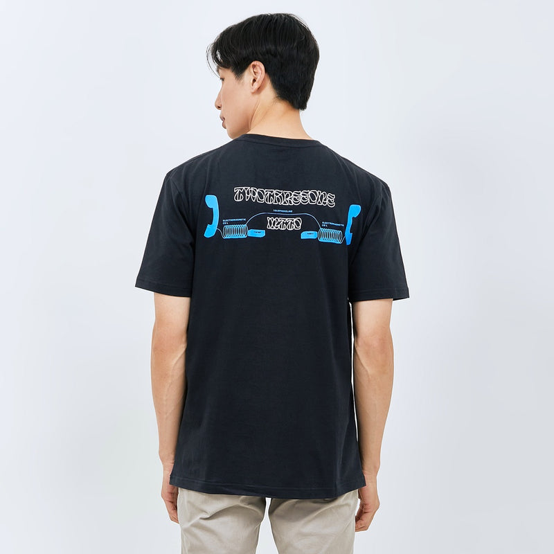 M231 T-Shirt Grafis Pendek Hitam 2736A