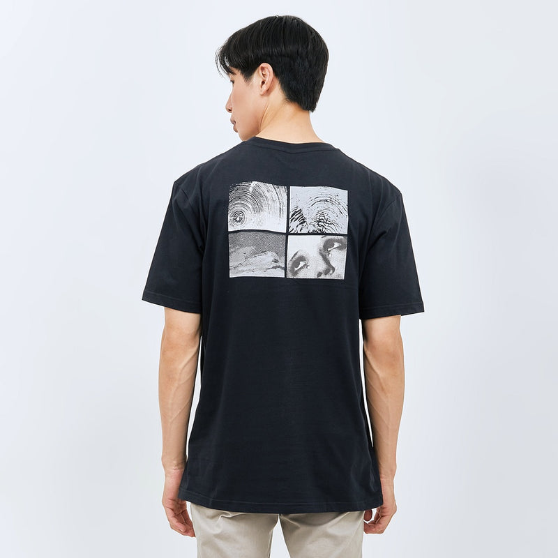 M231 T-Shirt Grafis Pendek Hitam 2732B