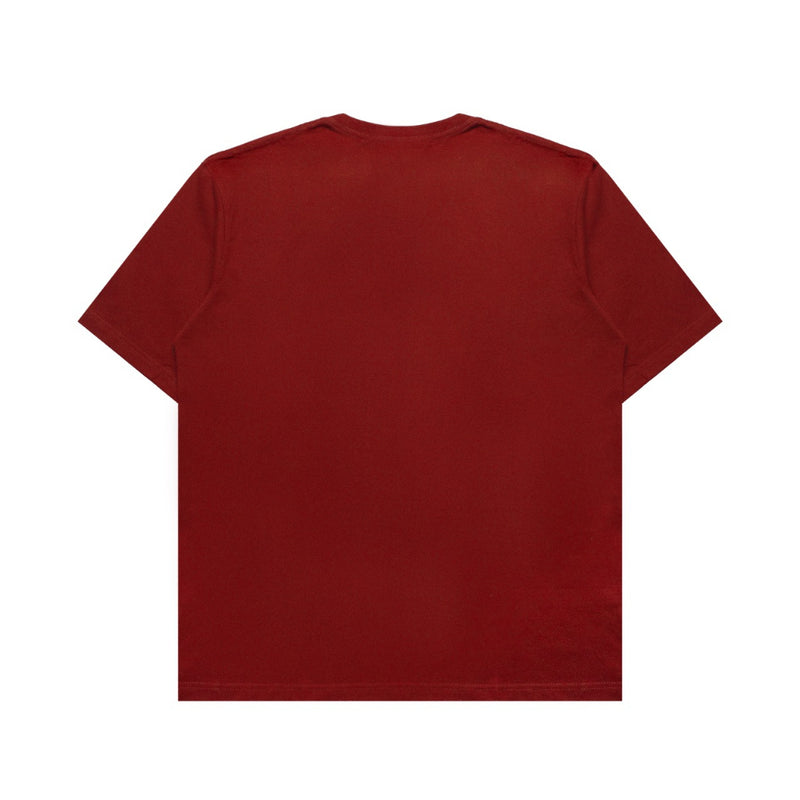 M231 T-Shirt Grafis Pendek Merah Bata 2741B