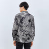 M231 Kemeja Pria Batik Panjang Hitam 3061B