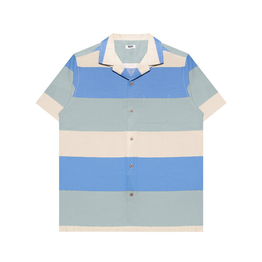 M231 Kemeja Pria Stripe Hawaii Pendek Tosca 3170A
