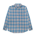 M231 Kemeja Pria Flannel Panjang Biru 0093