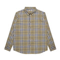 M231 Kemeja Pria Flannel Panjang Coklat 0103