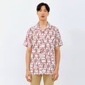 M231 Kemeja Pria Printing Hawaii Pendek 0152
