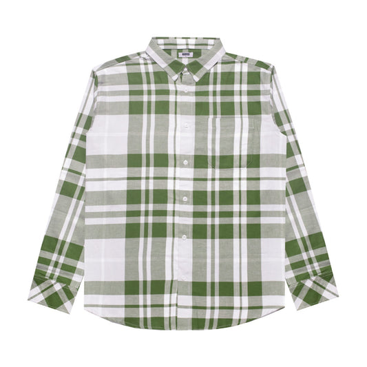 M231 Kemeja Pria Flannel Oversized Panjang 0081