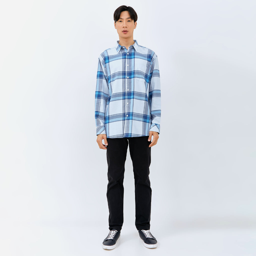 M231 Kemeja Pria Flannel Panjang 0082