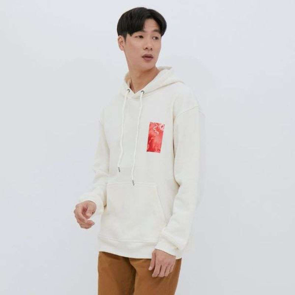 M231 Hoodie Vantage Panjang Broken WHite 2391C