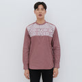 M231 Kemeja Pria Koko Panjang Maroon 2509B