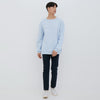 M231 Sweater Crewneck Vantage Panjang Biru 2459C