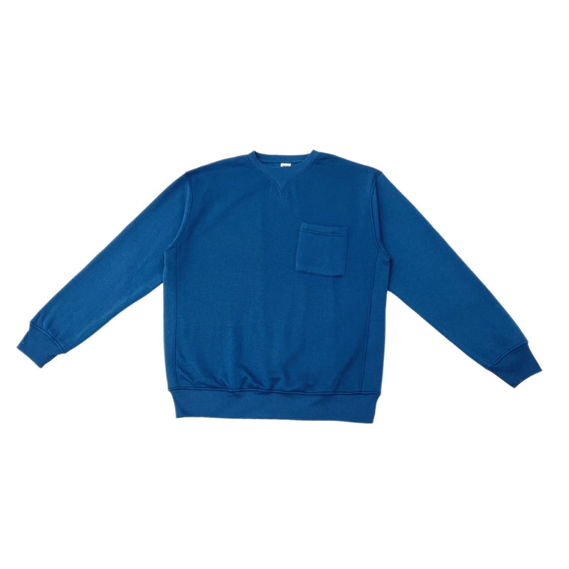 M231 Sweater Crewneck Panjang Biru 2669A