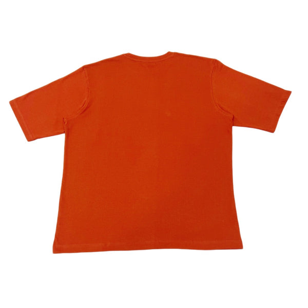 M231 T-Shirt Polos Oversized Pendek Merah Bata 2678B