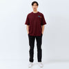 M231 T-Shirt Grafis Pendek Maroon 2738A