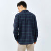 M231 Kemeja Pria Flannel Panjang Navy 2845B